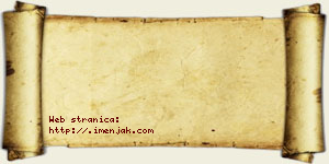 Trnjina Čajetinac vizit kartica